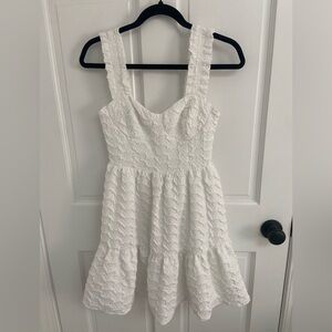 All in favor white dress